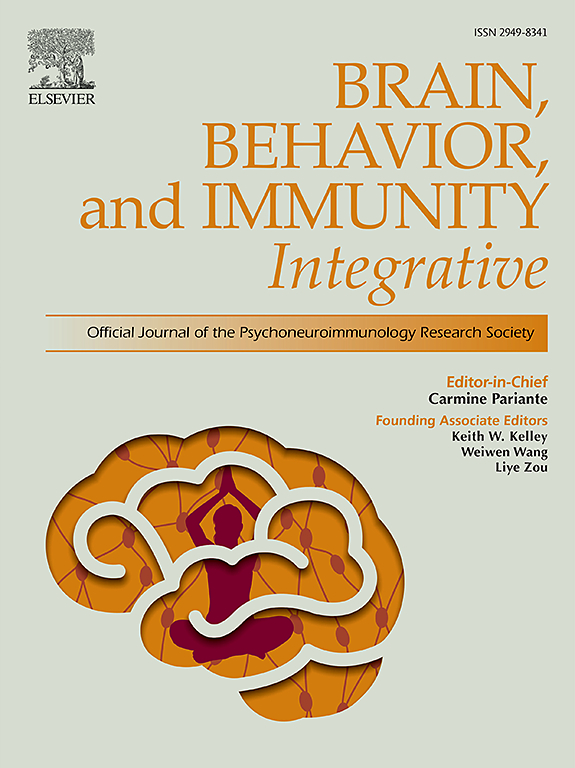 Go to journal home page - Brain, Behavior, & Immunity - Health